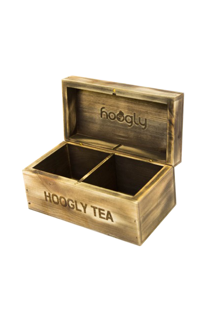 Luxury wooden box - 2 compartment